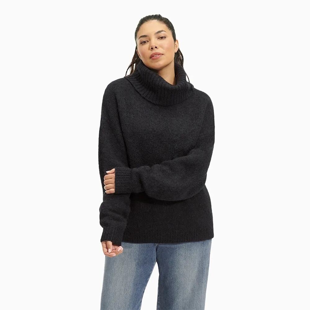 NWT UGG Lylah Rollneck Sweater Black Size Small